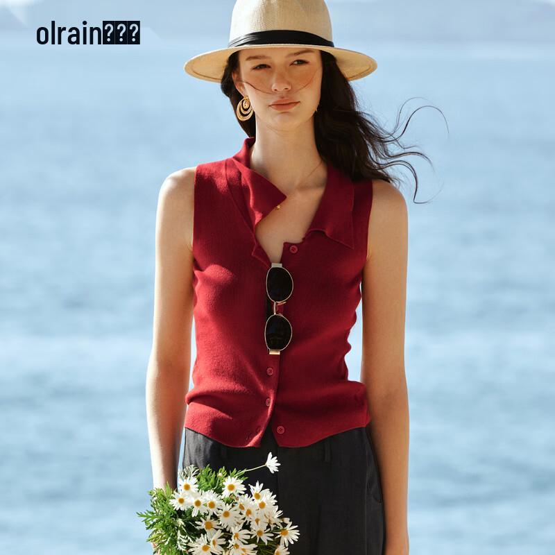 Women s V-Neck Sleeveless Knit Cardigan M