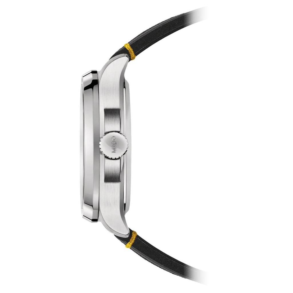 MIDO Helmsman Automatic Mechanical Movement 100 Meters Waterproof Unisex 39.2*40mm Gray Dial Stainless Steel Case Fabric Strap M049.526.17.081.01
