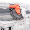 Rotating Car Wash Mop | Extendable Dual-Head Chenille Cleaning Tool with Soft Scratching Brushes for Auto Detailing & Waterless Car Cleaning