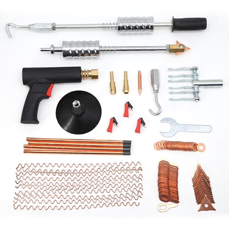 Car Body Repair Dent Suction Cup Kit with Pull Hammer and Carbon Rods
