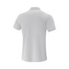 Li-Ning Comfortable Simple Solid Color Quick-Dry Versatile Fashion Short Sleeve Polo Shirt Men Tops Coin-Gray APLV287-7