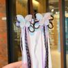 Chinese Style Hair Kids Hanfu Flower Tassel Hairpin Synthetic Braided Wig Princess Hair Band