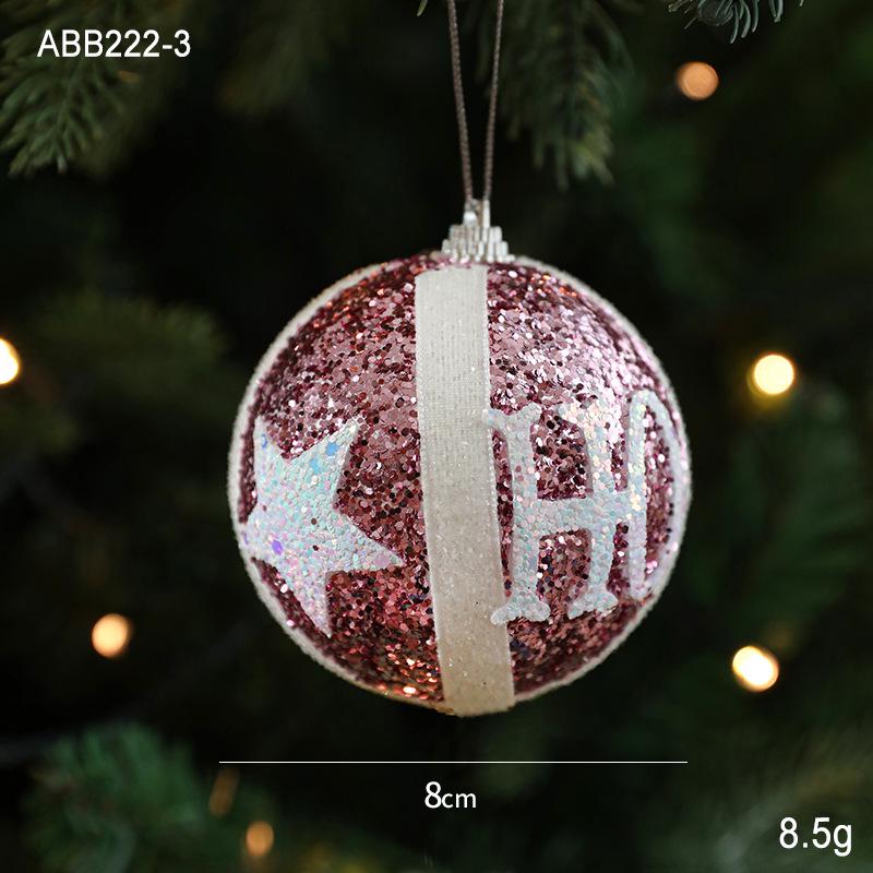 Cross-border Christmas Tree Hanging Ornament: Decorative Ball