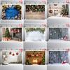 Photo Studio Winter Vinyl Photography Background Board Backdrops Christmas Decor Photo Props Cloth