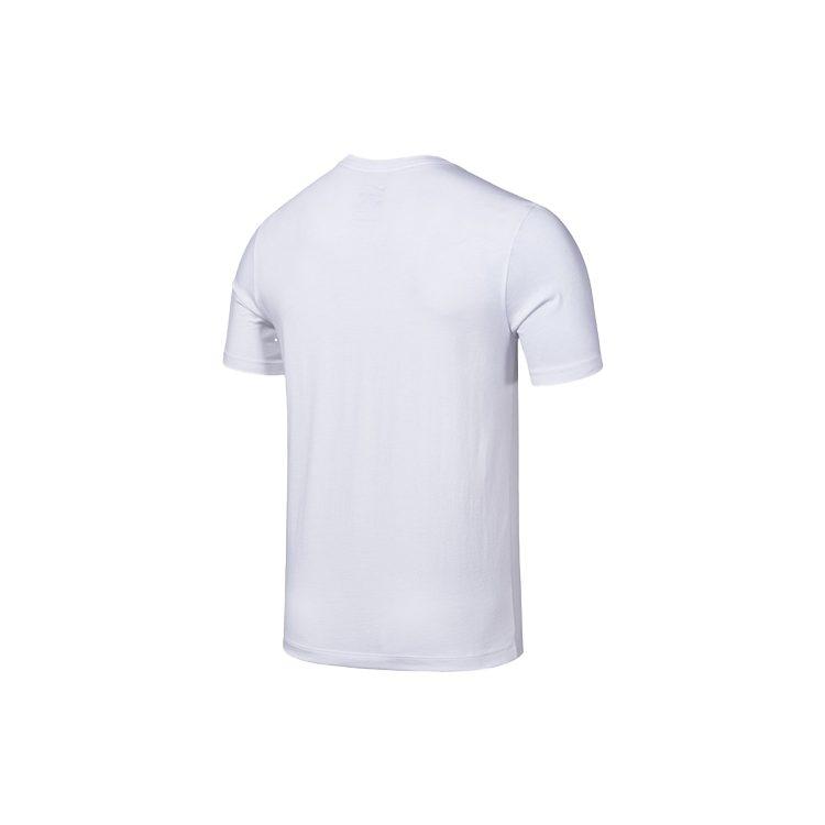 Nike T Shirts Men's White Crew Neck Moderate Straight Fit BQ2971-100