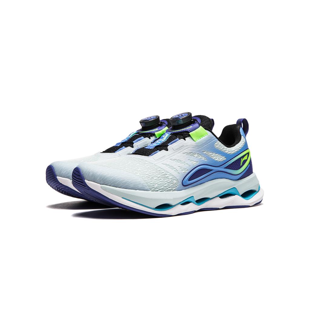 Li Ning Kids Light Foam Non-Slip Shock Absorbing Durable Rebound Support Running Shoes Kids Running Shoes Blue YKFU080-7