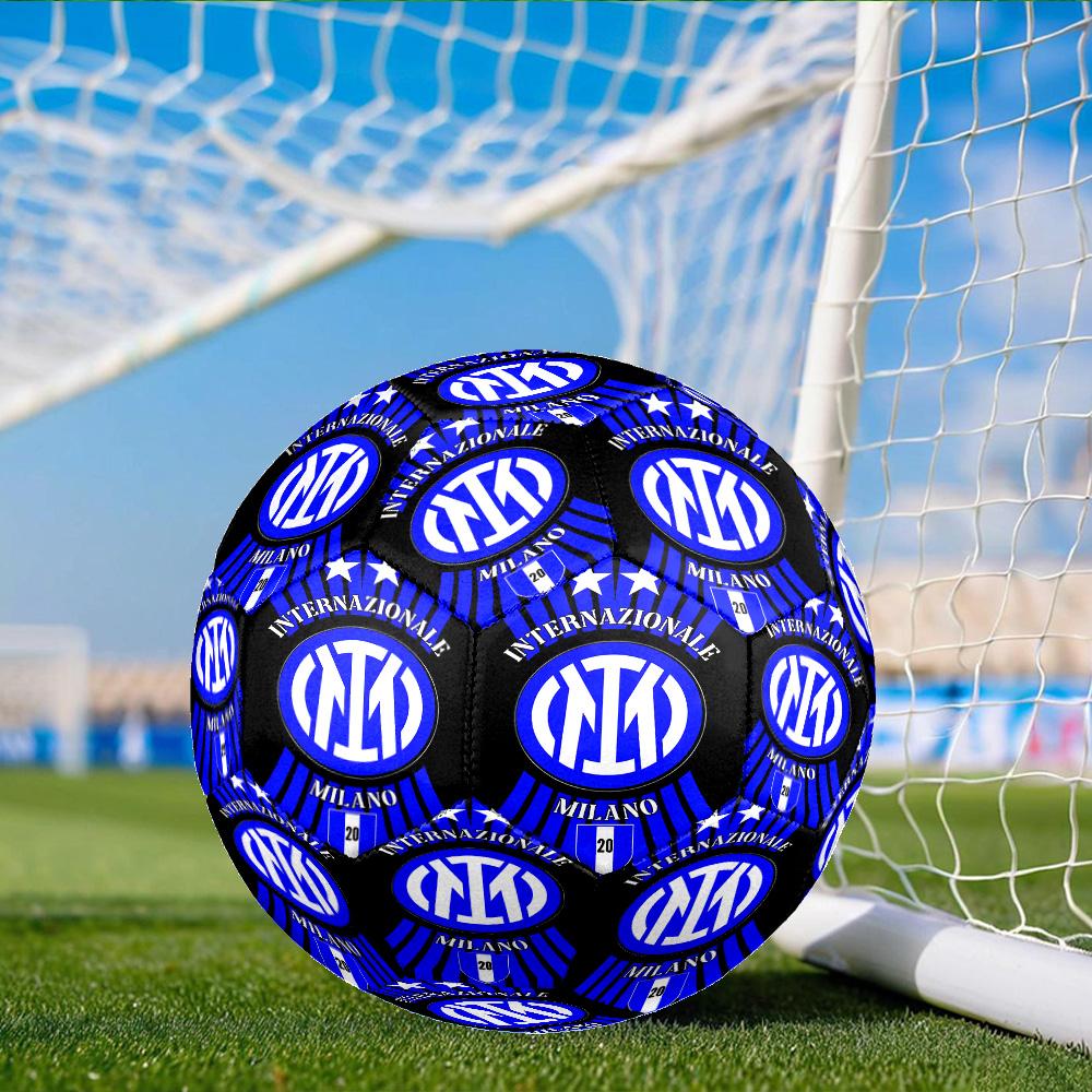 Football Team Crest Printed Size 5 Soccer Balls, Anti-Slip, Protective Football, Outdoor Sport, a Unique Gift Suitable for him/her, Birthday