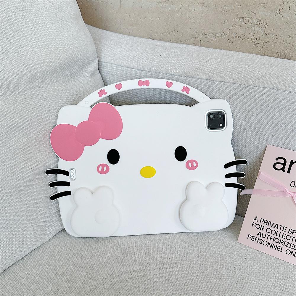 Cute 3D Cartoon Hello Kitty Kids Stand Tablet Case For Honor Pad X9A X8A X9 Pro 11 11.5inch Silicone Tablet Protective Case Honor Pad X8A 11in