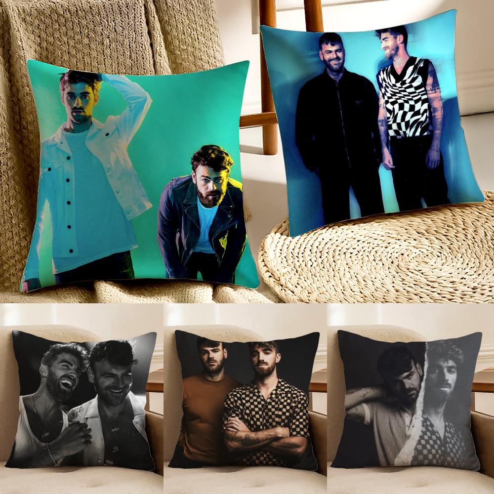 Music Band The CChainsmokers Cushion Cover Pillowcase Antidustmite living Room Sofa Decor Cushion Room