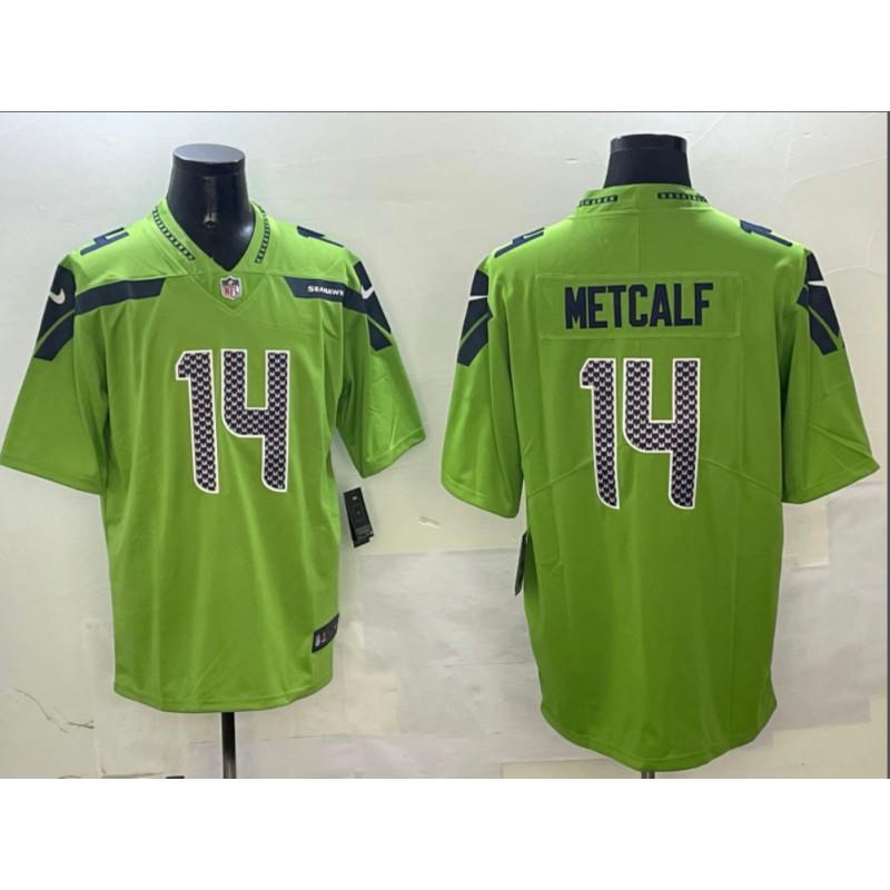 Mens Seattle Seahawks NFL Football Jersey Hoodie - Kupp 14 Darnold 2 Howell 10 Loose Fit Embroidered 2025