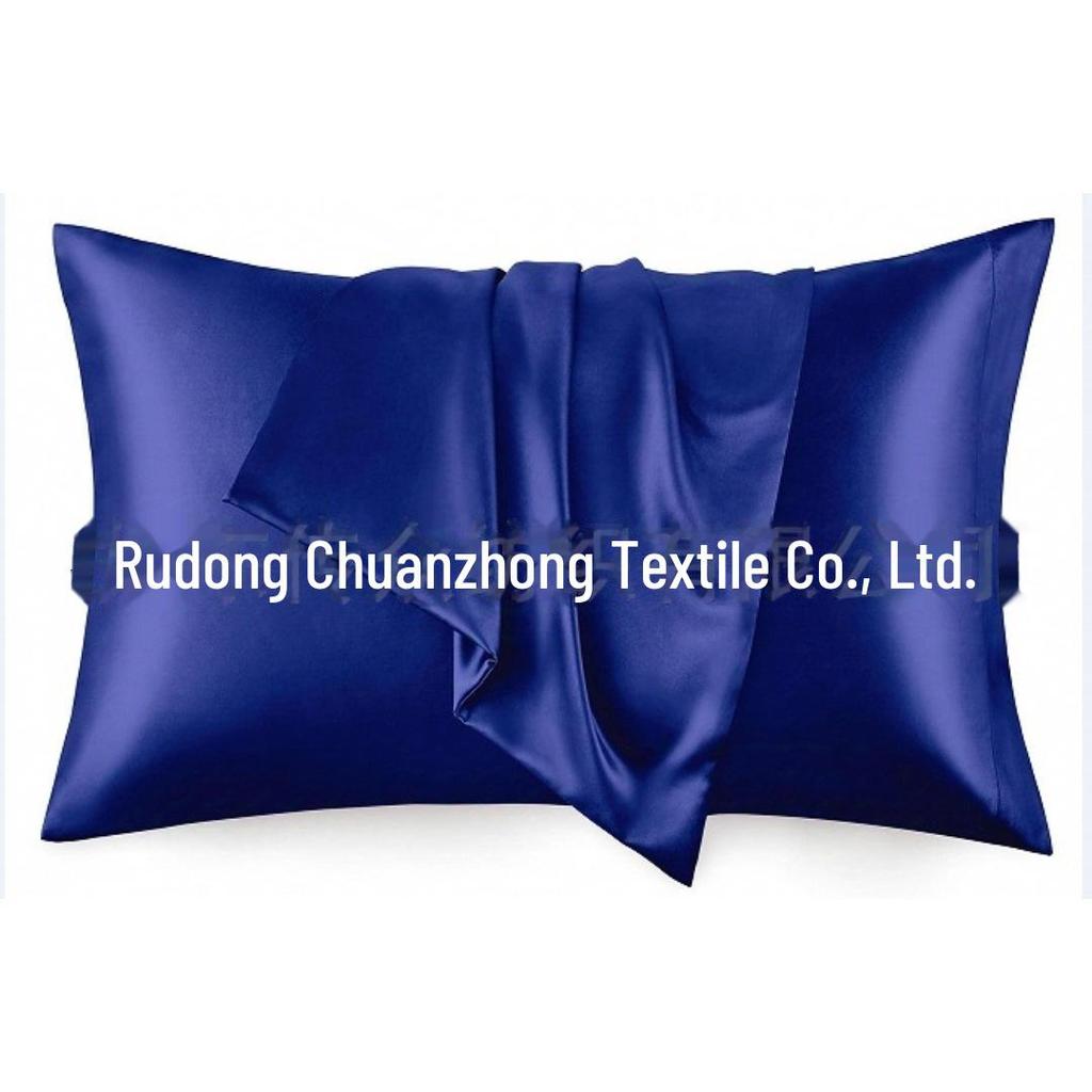 Multi-color Satin Imitation Silk Pillowcase Pair for Trade