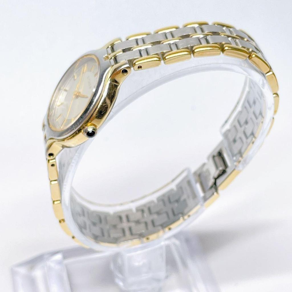 Used 115 SEIKO Excelsior Ladies Watch Quartz New Battery Combi 115