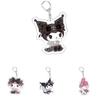 Cute Sanrio Kuromi Toy Keychain Melody Keyring Pendant For Kids Gift Anime