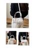 Süße Boston Handtasche und Crossbody mit Blumenprint – Trendige Frühling/Sommer 2026 Mode Kissen-Tasche