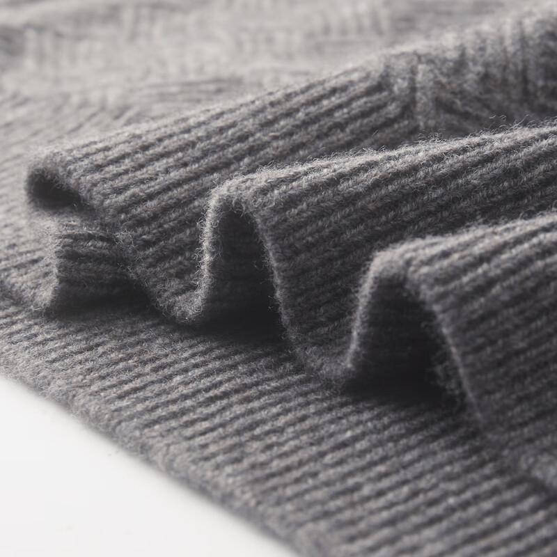 Men's Heavyweight Cashmere Wool Round Neck Sweater