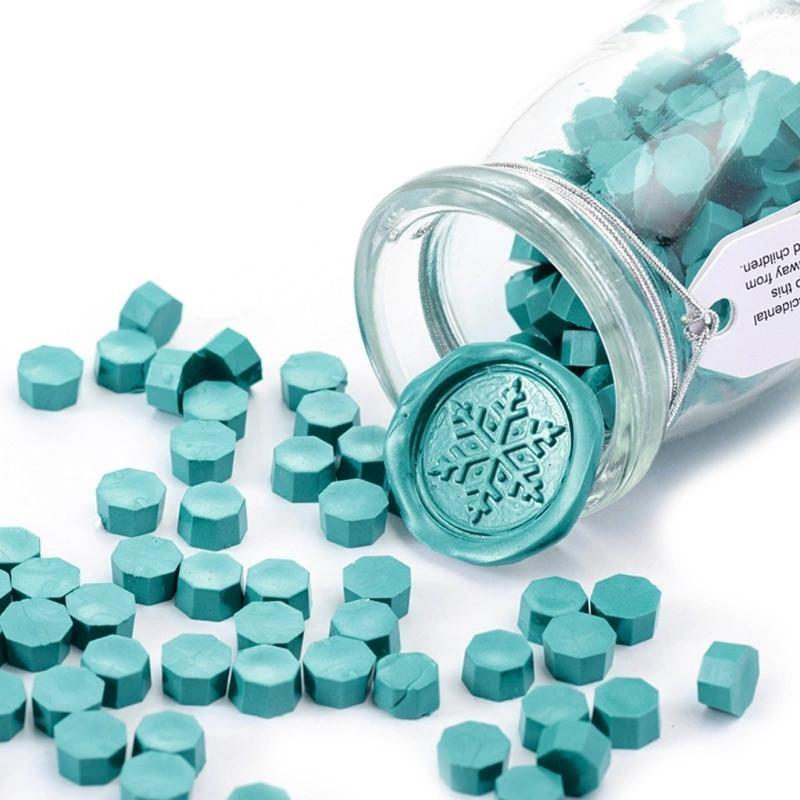 150pcs Octagonal Wax Seal Stamps Scrapbook Material Sealing Wax DIY Craft Decoration Birthday Wedding Stamp