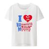 Sematary I Love Haunted Mound Popular Trend Heart Shape T Shirt Unisex Women Short Sleeve Graphic Tees Halloween Casual Shirt Tops