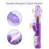 Rabbit Sex Tool Vibrating Retractable Vibrator for Women Rotation Dildo G Spot Sex Toy