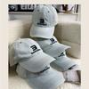 Embroidery letter washed denim baseball cap children spring summer autumn versatile sunshade show face small cap