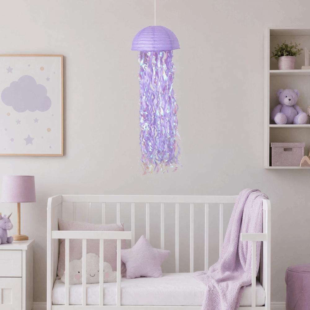 Tassel Design Paper Lanterns Ocean Theme Hanging Lamp Ball Jellyfish Lanterns  Lantern Festival