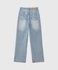 GENERALIDEA Semi-Wide Denim Pants [Light Blue] / Gf2Lpt510