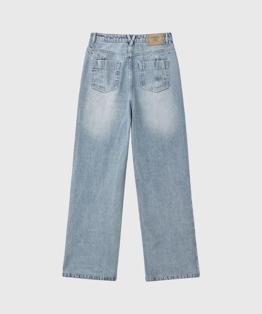 GENERALIDEA Semi-Wide Denim Pants [Light Blue] / Gf2Lpt510