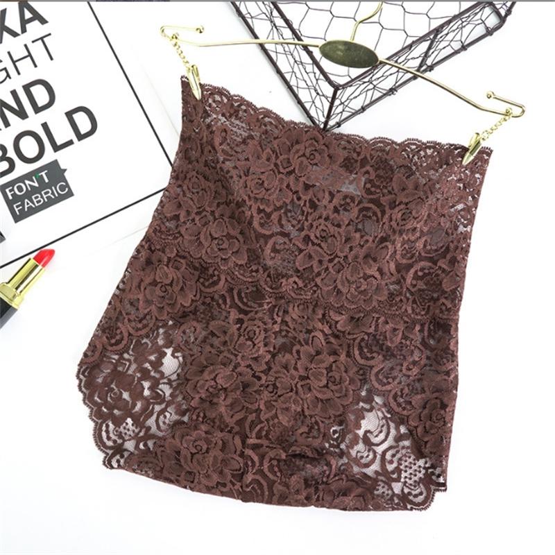 1Pc Fashion Women High Waist Plus Size Panties Lace Mesh Floral Transparent Briefs Underwear Solid Seamless Underpants Lingerie