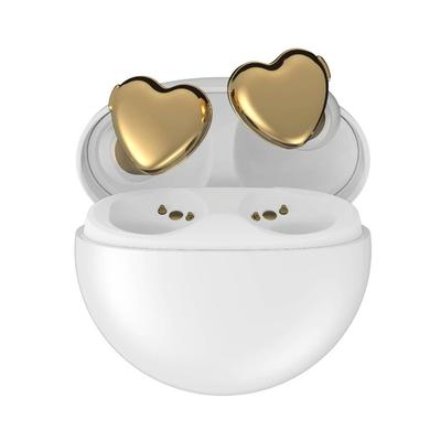 AVIOT TE-I3 Wireless Earphones, Cute, Heart-shaped, For Small Ears, For Women, Clear Hard Case Included, Bluetooth 5.3, Up To 23 Hours, Long Playtime,