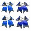 European and American Style Shiny Bow Leather Band Hair Ties for Girls