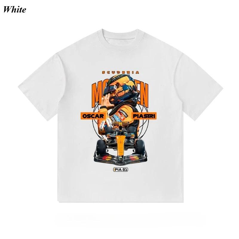 Oscar Piastri McLaren #81 F1 Racing Vintage Oversized T-Shirt, Formula 1 Driver Graphic Tee, Unisex Casual Top