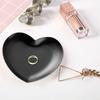 Jewelry Tray Polished Mirror Surface Stainless Steel Heart Shape Ring Necklace Earrings Display Dish Household Supplies