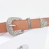 New European American Pin Buckle Belt Set | Women's Trendy Spice Girl 3-Piece Retro Hot-Selling Premium Waistband Accessory