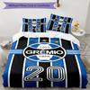 Grêmio FBPA Printed Pattern Duvet Cover Set – Includes 1 Duvet Cover and 2 Matching Pillowcases Bedroom Decor Christmas Gifts