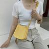 White Shoulder Bag Pu Leather Crossbody Bag Simple Small Square Bag  Outdoor