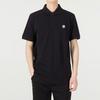 Timberland Logo Collared Casual Loose Fit Short Sleeve Polo Shirt Men Polo Shirts Black A24H2-001