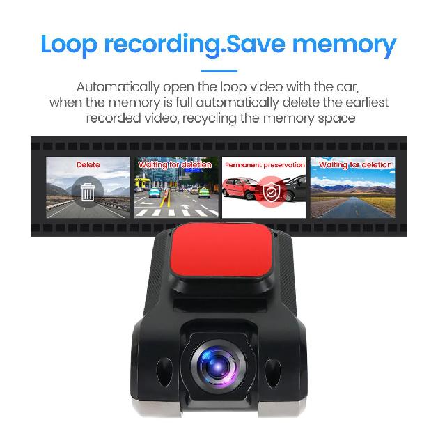 Automobilinis Android navigatorius USB HD 720P 170° DVR vaizdo registratorius Medija Komplekte yra ADAS vairavimo pagalbos funkcija Įrašymo įrenginys Naktinis