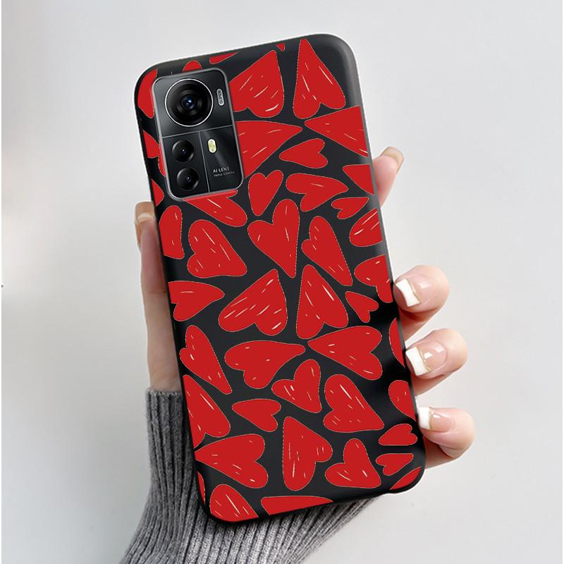 Casing For ZTE Blade A72s A7050/V41 Smart Case Luxury Dragon Cute Cool Boys Girls Black Matte Soft TPU Silicone Shell Back Cover