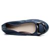 Fashion Big Size Women Ballet Flats 2025 Spring Autumn Round Toe Flat Single Shoes Elegant Comfortable Soft Soled Women Boat Shoes