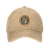 Ranthambore National Park India Tiger Badge City Roaming Baseball cap Protects The Forehead Light Vintage Adjustable Denim Hat