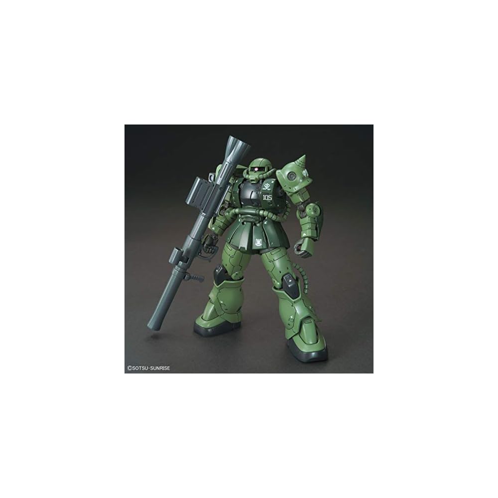 Bandai Spirits HG Mobile Suit Gundam The Origin Zaku II C-6/R6 1/144 Scale Color-Coded Plastic Model Kit