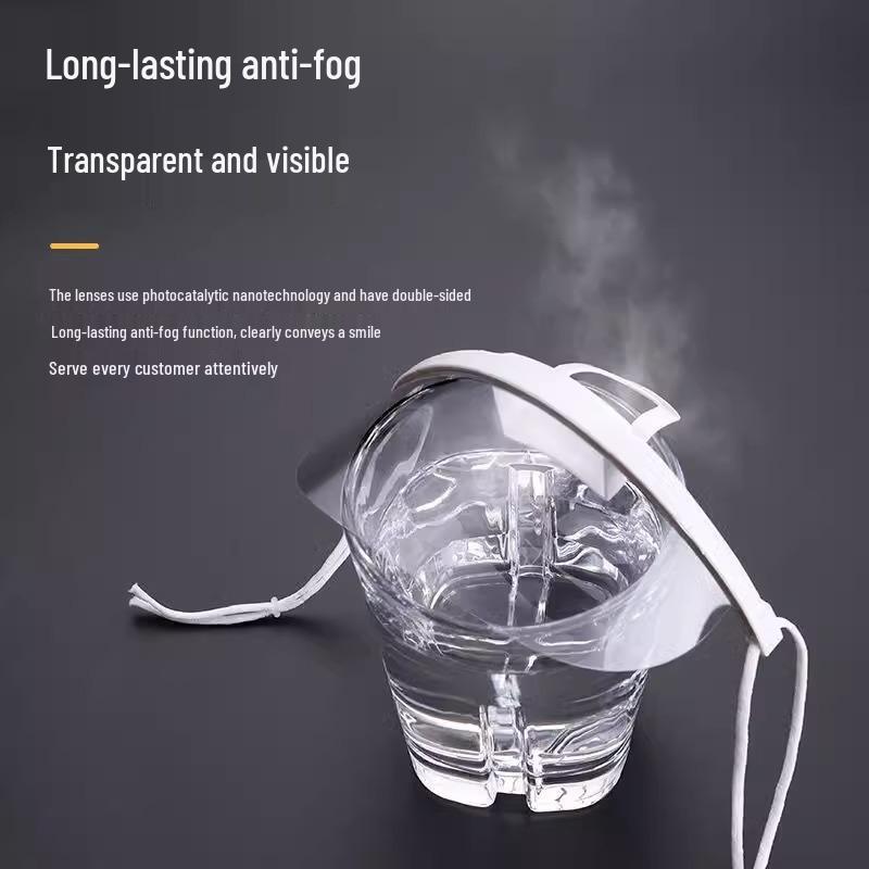 Anti-Fog Transparent Chef Mask for Kitchen and Restaurant