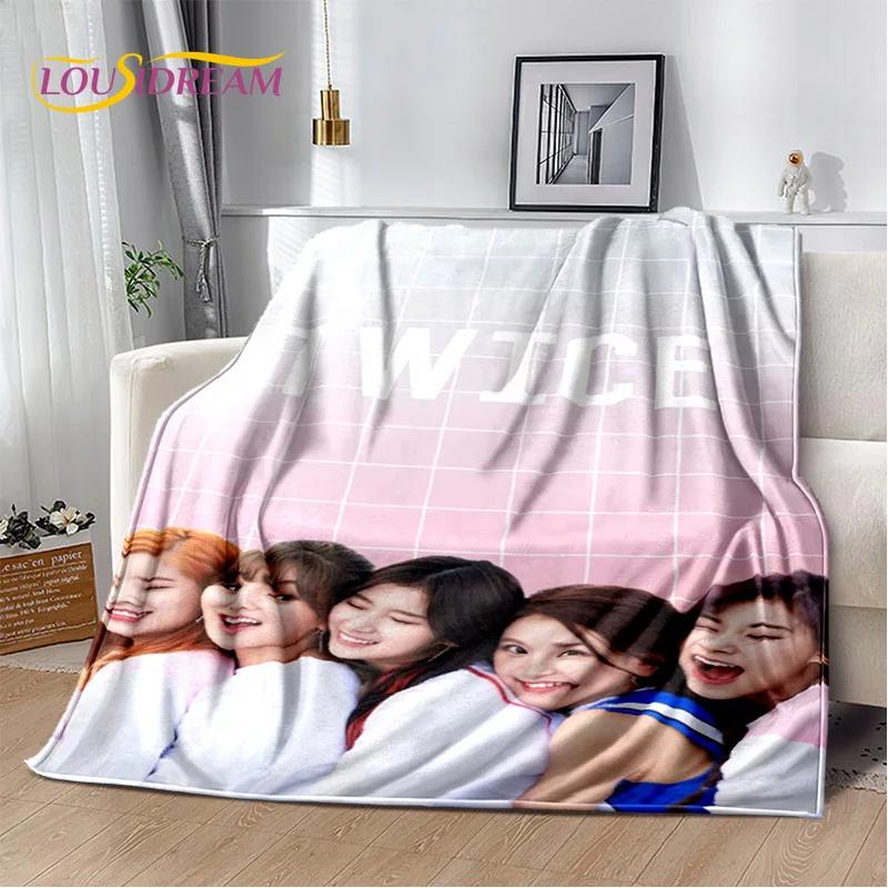 3D TWICE KPOP Korean Girl Group Momo Sana Soft Blanket,Flannel Blanket Throw Blanket for Living Room Bedroom Bed Sofa Picnic Kid