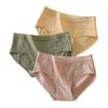 3Pcs/Set Cotton Sports Underwear Women Sexy Seamless Panties Low-Waist Solid Briefs Female High Stretch Breathable Soft Lingerie