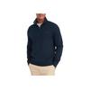Tommy Hilfiger Logo Print Half-Zip Stand Collar Long Sleeve Sweatshirt Men Sweatshirt Navy-Blue 78C6087-079
