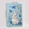 Crystal Pearl Painting 5D DIY Frame Decoration Painting Rabbit Home Wall Decoration Transparent Pearl Gemstone Painting Picture Art Crafts
