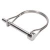 Safety Coupler Pin 316 Stainless Steel D Type Shaft Locking Pin for Table Saw Truck Boat Trailer