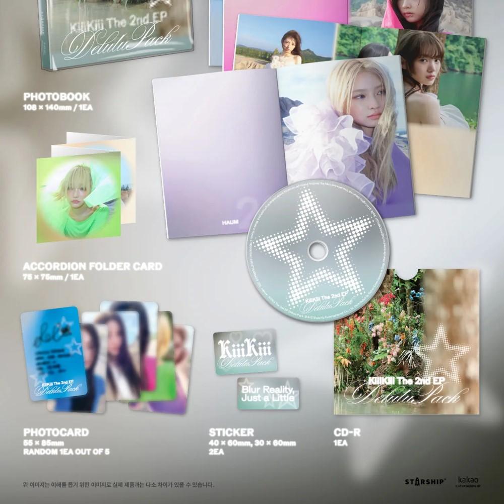 KiiiKiii - [DELULU PACK] 2nd EP Album CRYSTAL BALL Version