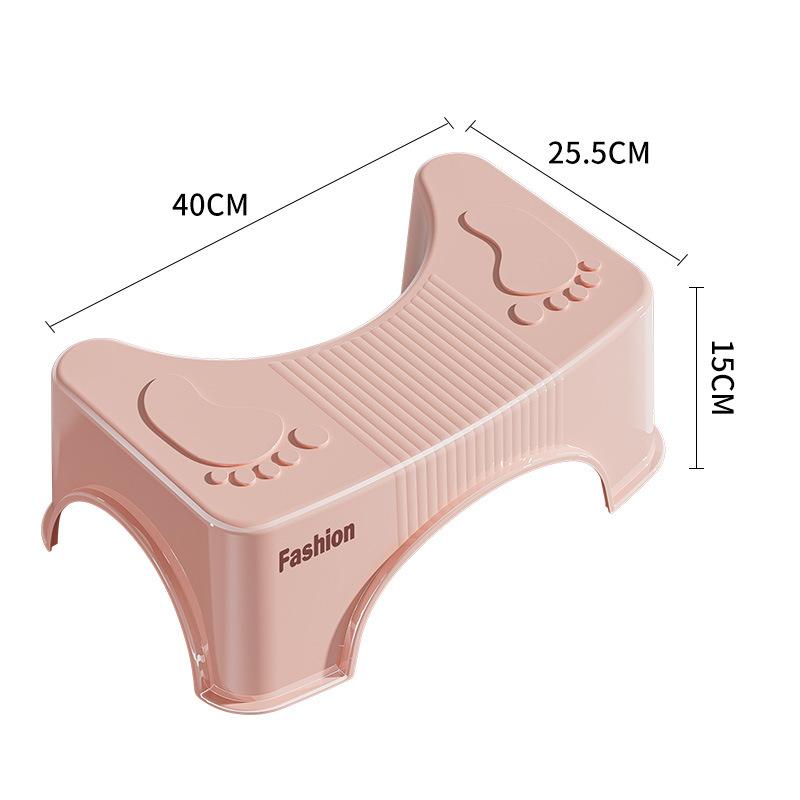 

Знімний табурет для унітазу Нековзкий табурет для унітазу Нові педалі Аксесуари для ванної кімнати рожевий