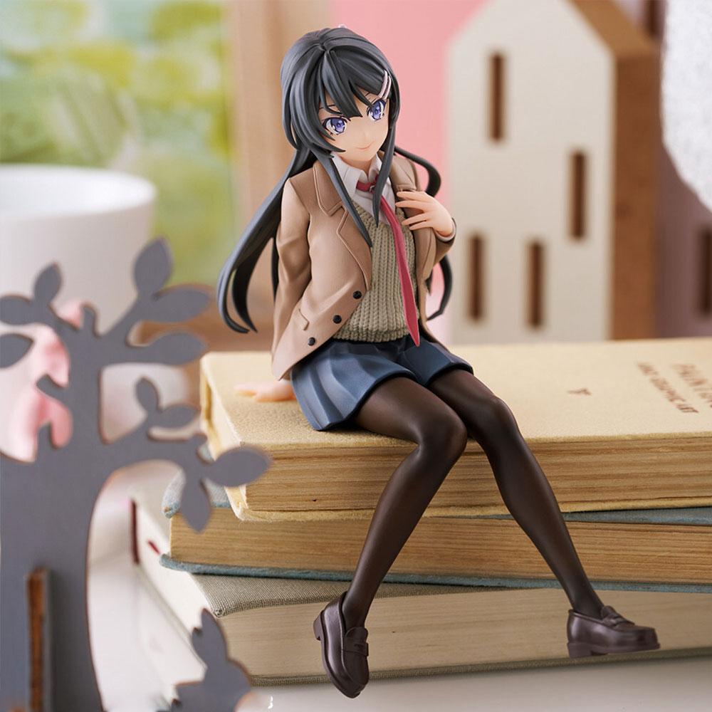 14 CM Figurka Anime Rascal Does Not Dream of Bunny Girl Senpai Sakurajima Mai Seria Małych Siedzisk Model Anime Zabawki PVC