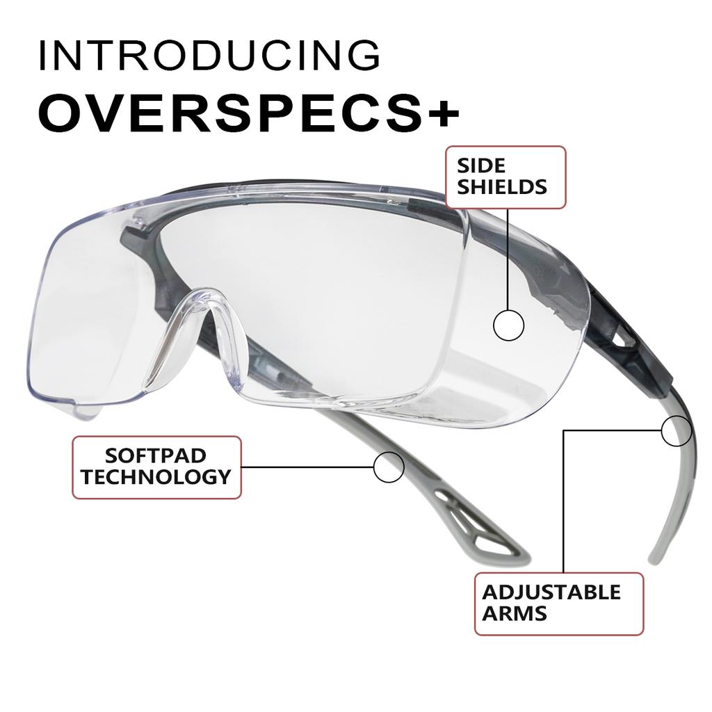 3pcs Anti-fog Safety Glasses Transparent Lens Blue Light Blocking Unisex Protective Glasses